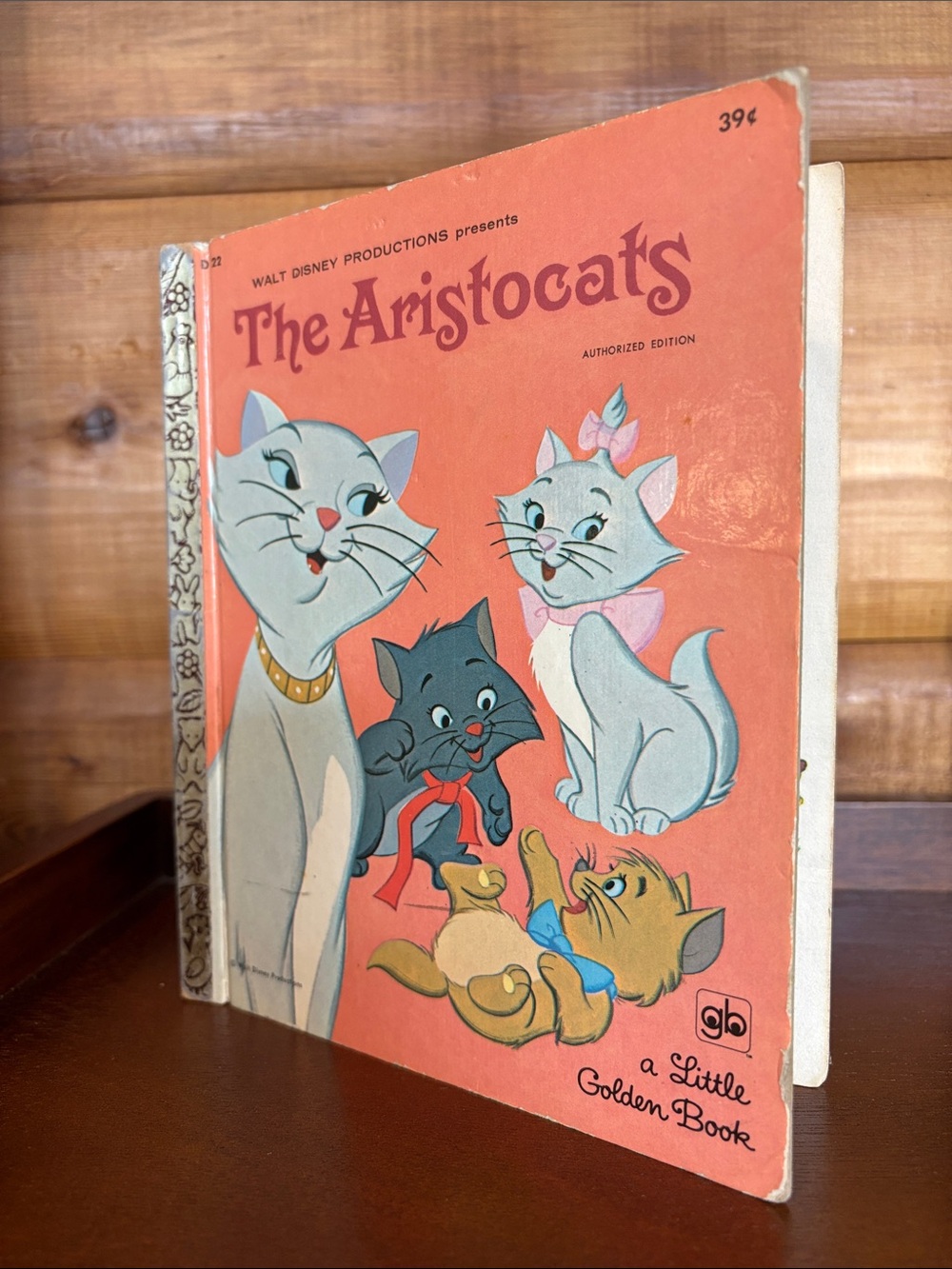 1970 Walt Disney’s The Aristocats, Little Golden Book 1st Edition